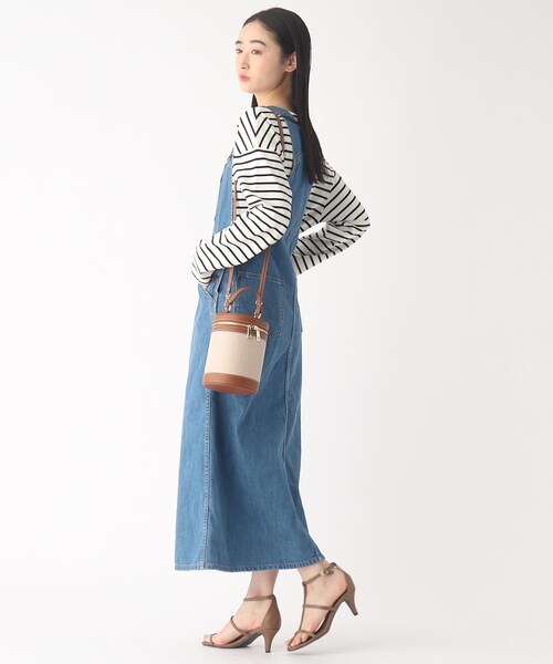 OPAQUE.CLIP（オペークドットクリップ）の「◆筒形バニティバッグ【2WAY】（ショルダーバッグ・レディース・ダークブラウン/ブラック・00）」の6枚目の写真