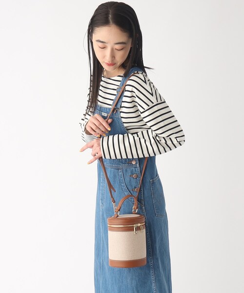 OPAQUE.CLIP（オペークドットクリップ）の「◆筒形バニティバッグ【2WAY】（ショルダーバッグ・レディース・ダークブラウン/ブラック・00）」の14枚目の写真