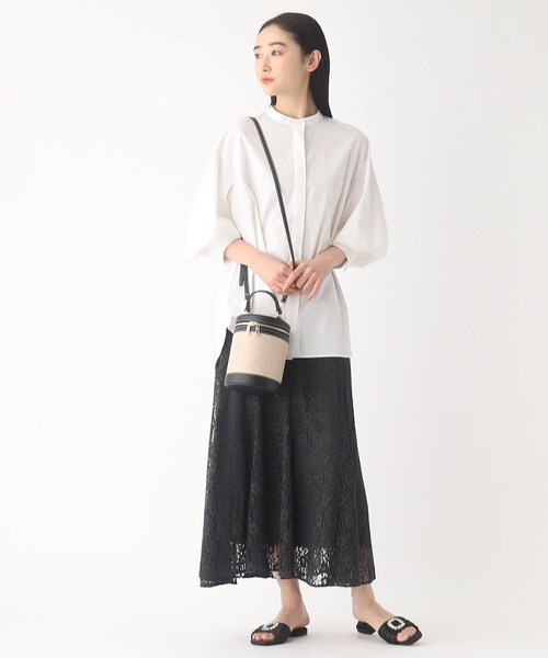 OPAQUE.CLIP（オペークドットクリップ）の「◆筒形バニティバッグ【2WAY】（ショルダーバッグ・レディース・ダークブラウン/ブラック・00）」の20枚目の写真