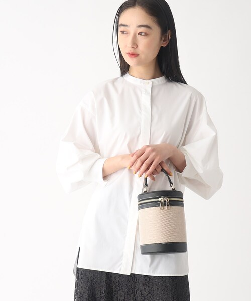 OPAQUE.CLIP（オペークドットクリップ）の「◆筒形バニティバッグ【2WAY】（ショルダーバッグ・レディース・ダークブラウン/ブラック・00）」の12枚目の写真