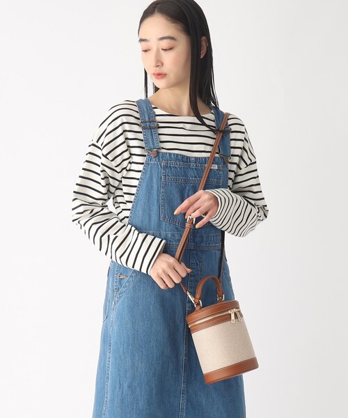 OPAQUE.CLIP（オペークドットクリップ）の「◆筒形バニティバッグ【2WAY】（ショルダーバッグ・レディース・ダークブラウン/ブラック・00）」の9枚目の写真