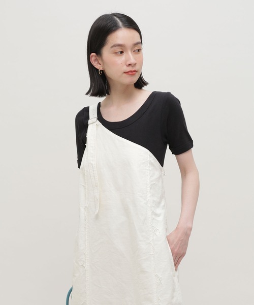 NANO universe（ナノユニバース）の「Robert P. Miller/別注 CUP付きS/S TEE（Tシャツ/カットソー・レディース・ブラック/ライム/その他1/アイボリー・FREE）」の2枚目の写真