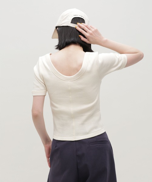 NANO universe（ナノユニバース）の「Robert P. Miller/別注 CUP付きS/S TEE（Tシャツ/カットソー・レディース・ブラック/ライム/その他1/アイボリー・FREE）」の11枚目の写真