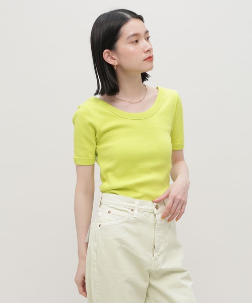 NANO universe（ナノユニバース）の「Robert P. Miller/別注 CUP付きS/S TEE（Tシャツ/カットソー・レディース・ブラック/ライム/その他1/アイボリー・FREE）」の14枚目の写真