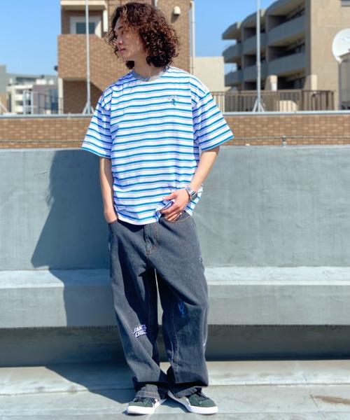 SANTA CRUZ◆スポーツその他/マルチカラー Santa Cruz Skateboards Classic Dot T-Shirt Forest Green