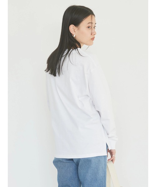 AMERICAN HOLIC(アメリカンホリック)の「パステルカラーロゴカットプルオーバー(Tシャツ/カットソー・レディース・イエロー/ラベンダー/オフホワイト・M/L)」の6枚目の写真
