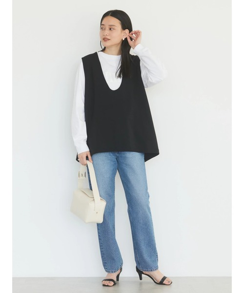 AMERICAN HOLIC(アメリカンホリック)の「パステルカラーロゴカットプルオーバー(Tシャツ/カットソー・レディース・イエロー/ラベンダー/オフホワイト・M/L)」の7枚目の写真