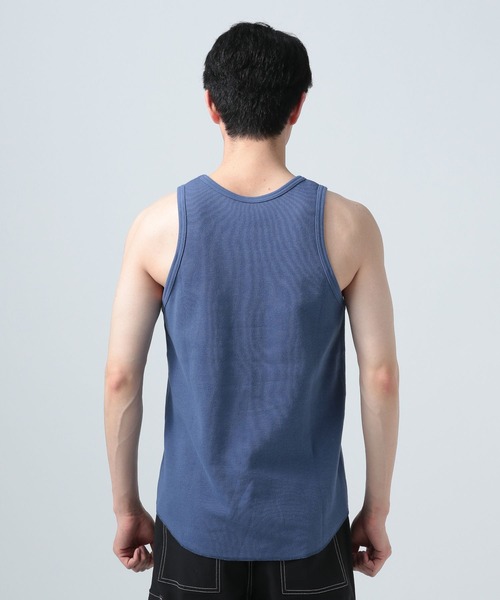 BAYFLOW（ベイフロー）の「ワッフルタンクトップ（タンクトップ・メンズ・ブルー/グレー/オフホワイト/ライトグリーン/ライトブルー・SMALL/MEDIUM/LARGE）」の12枚目の写真