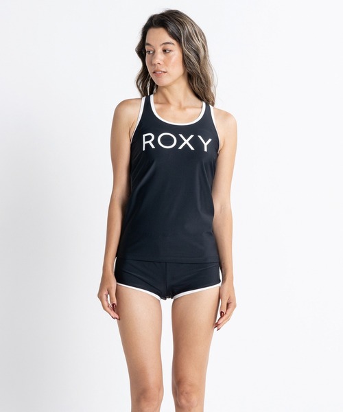 最終値下げ　ロキシー　DEEP WATER タンキニ　ブラック ロキシー（ROXY）（レディース）タンキニ セパレーツ水着 DEEP