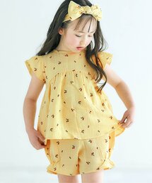 apres les cours | 【一部WEB限定カラー】GIRLS うしろリボンガーゼパジャマ(ルームウェア/パジャマ)