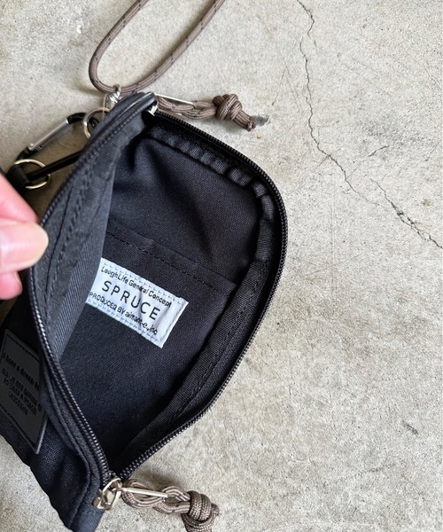 SPRUCE（スプルース）の「EM : SPRUCE　 ポーチセットショルダー　旅行バッグ（ショルダーバッグ・レディース・パープル/イエロー/ブラック/ライトグレー・FREE）」の8枚目の写真
