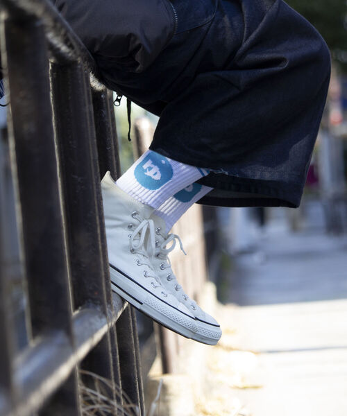 GLOSTER（グロスター）の「【GLOSTER/グロスター】＼待望の第2弾／カルチャーソックス ラインソックス（ソックス/靴下・メンズ・ブルー/レッド系その他2/レッド系その他/ブラック/ネイビー・FREE）」の8枚目の写真