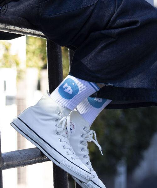 GLOSTER（グロスター）の「【GLOSTER/グロスター】＼待望の第2弾／カルチャーソックス ラインソックス（ソックス/靴下・メンズ・ブルー/レッド系その他2/レッド系その他/ブラック/ネイビー・FREE）」の9枚目の写真