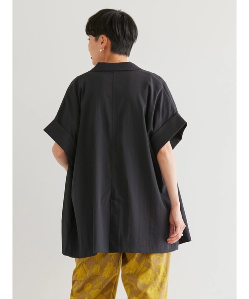 AMERICAN HOLIC（アメリカンホリック）の「半袖ジレジャケット（その他アウター・レディース・ブラック/ライトベージュ・M/L）」の19枚目の写真