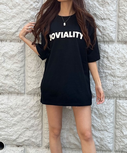GLAMOROUS JANE(グラマラスジェーン)の「ワッペンプリント半袖Tシャツ(Tシャツ/カットソー・レディース・ミント/ブラック/オフホワイト/杢グレー・FREE)」の18枚目の写真