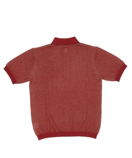 Pitta Re:)（ピッタリ）の「ニットポロ レギュラー 半袖ポロシャツ（ポロシャツ・メンズ・チャコールグレー/ネイビー/レッド・S/M/L/LL）」の7枚目の写真