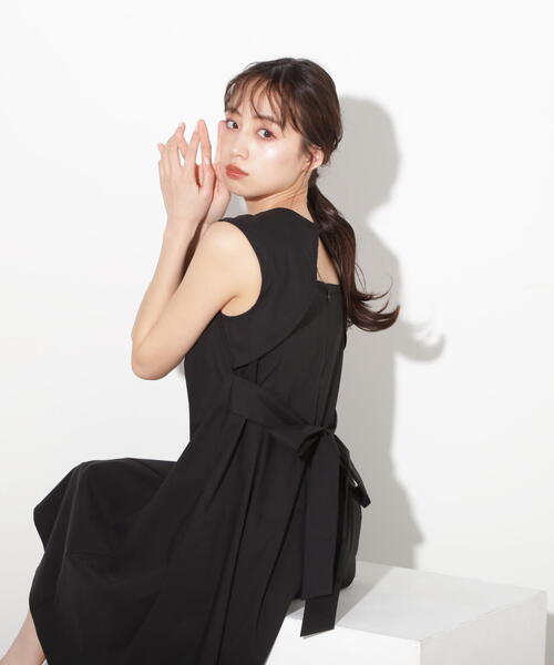 JILL by JILL STUART(ジルバイジルスチュアート)の「◇バックオープンミニワンピース(ワンピース・レディース・ベージュ/ライトグリーン/ブルー/ブラック・SMALL/MEDIUM)」の6枚目の写真