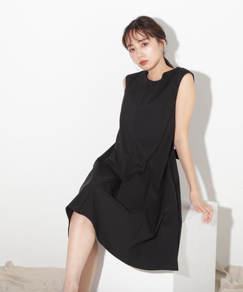 JILL by JILL STUART(ジルバイジルスチュアート)の「◇バックオープンミニワンピース(ワンピース・レディース・ベージュ/ライトグリーン/ブルー/ブラック・SMALL/MEDIUM)」の7枚目の写真