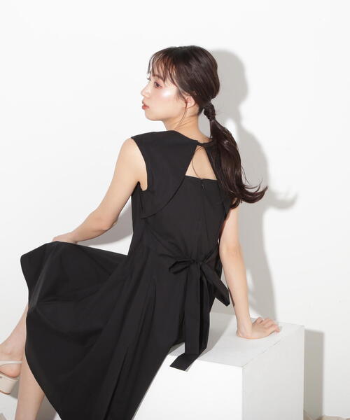 JILL by JILL STUART(ジルバイジルスチュアート)の「◇バックオープンミニワンピース(ワンピース・レディース・ベージュ/ライトグリーン/ブルー/ブラック・SMALL/MEDIUM)」の12枚目の写真