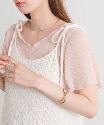 Kastane | シャーリング半袖Tee(Tシャツ/カットソー)