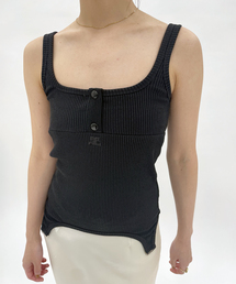 【COURREGES/クレージュ】main TANK SUSPENDERS 90S RIB