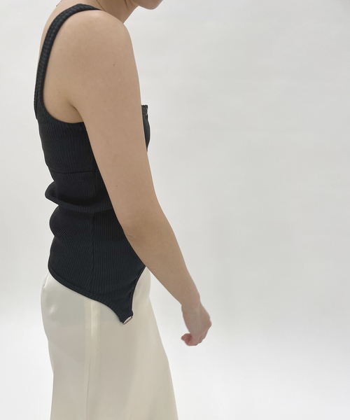 courreges(クレージュ)の「【COURREGES/クレージュ】main TANK SUSPENDERS 90S RIB(ニット/セーター・レディース・ブラック・SMALL)」の17枚目の写真