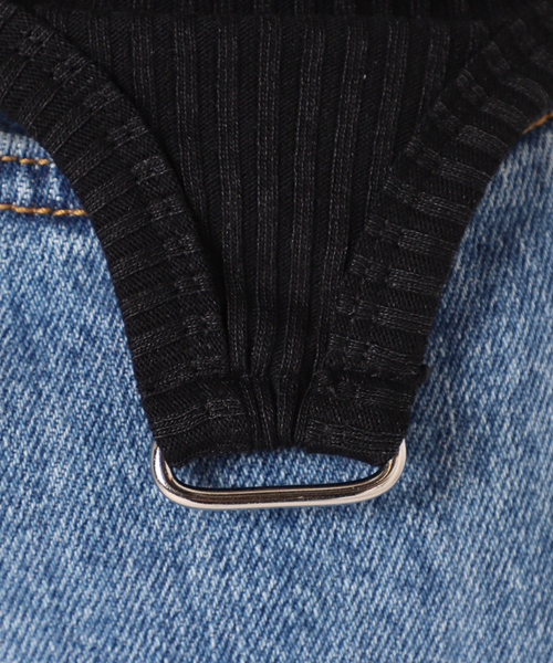 courreges(クレージュ)の「【COURREGES/クレージュ】main TANK SUSPENDERS 90S RIB(ニット/セーター・レディース・ブラック・SMALL)」の5枚目の写真