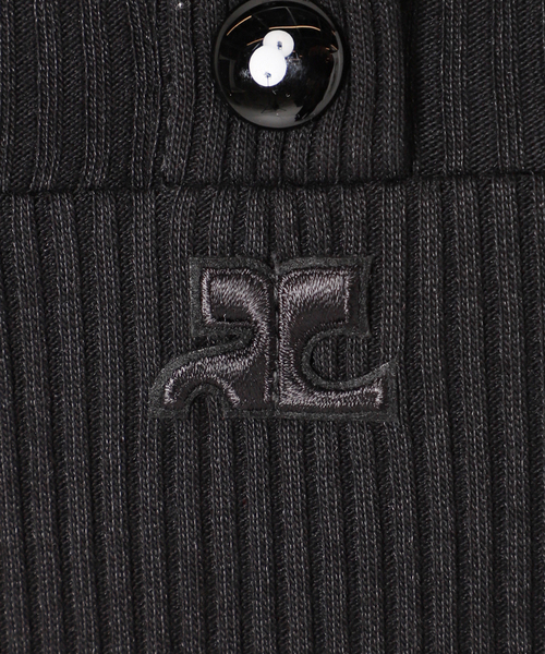 courreges(クレージュ)の「【COURREGES/クレージュ】main TANK SUSPENDERS 90S RIB(ニット/セーター・レディース・ブラック・SMALL)」の7枚目の写真
