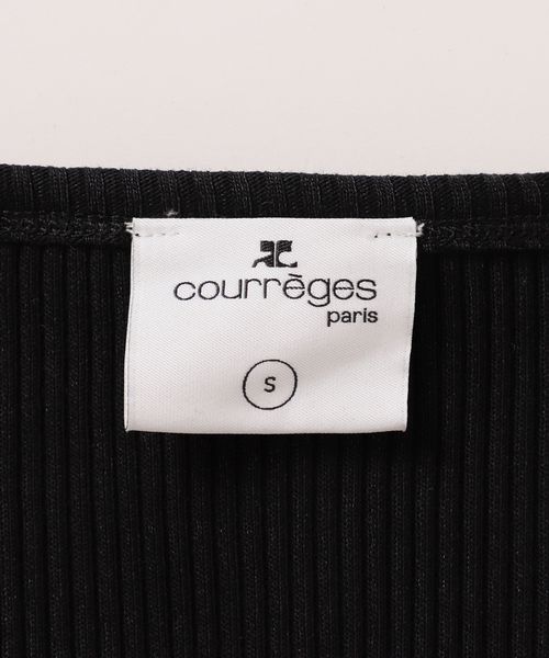 courreges(クレージュ)の「【COURREGES/クレージュ】main TANK SUSPENDERS 90S RIB(ニット/セーター・レディース・ブラック・SMALL)」の16枚目の写真