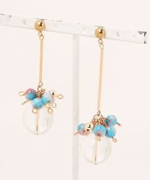 【agnit】クリアボールアシンメトリーピアス(MA)