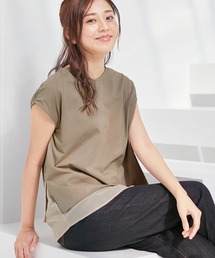 シフォンレイヤードデザインＴシャツ