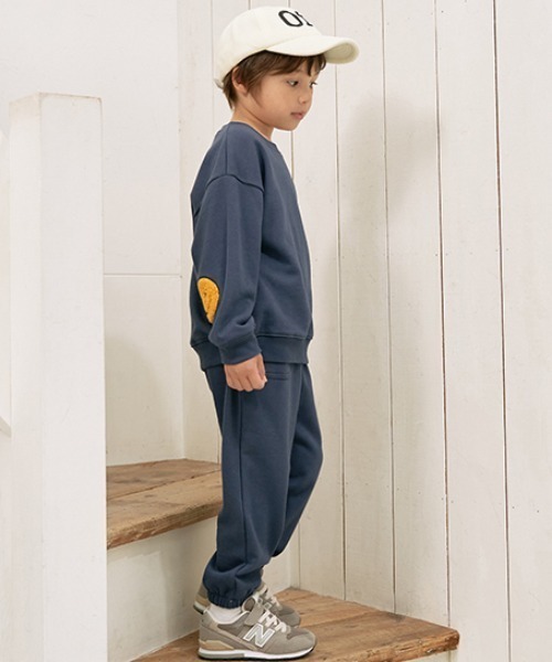 b・ROOM(ビールーム)の「【表コットン毛玉バイバイ】裾ゴムスウェットパンツ(その他パンツ・キッズ・チャコール/エメラルド/グレイッシュブルー/オートミール/ネイビー・140cm/100cm/120cm/110cm/130cm)」の19枚目の写真
