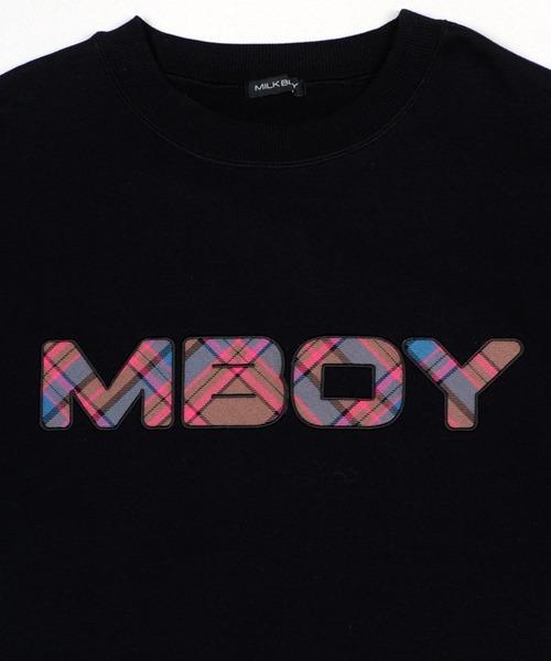 MILKBOY（ミルクボーイ）の「TEDDY CHECK ロゴ トップス（スウェット・メンズ・A/B・FREE）」の10枚目の写真