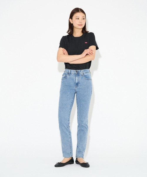 Levi's(リーバイス)の「Levi's/リーバイス 724 ハイライズ ストレート ミディアムインディゴ MIDDLE COURSE(デニムパンツ・レディース・インディゴブルー・23inch/24inch/25inch/26inch/27inch/28inch)」の8枚目の写真
