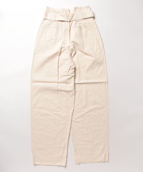 oblekt（オブレクト）の「ハイウェストタックパンツ（その他パンツ・レディース・パープル系/アイボリー・FREE）」の3枚目の写真