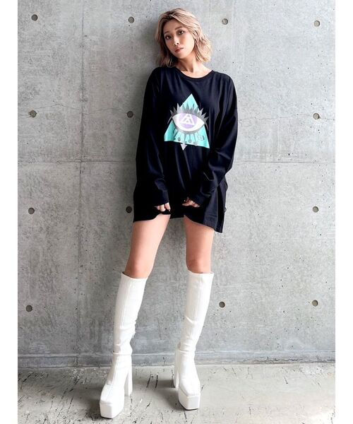 GYDA（ジェイダ）の「【倖田來未コラボ】looseロンT（Tシャツ