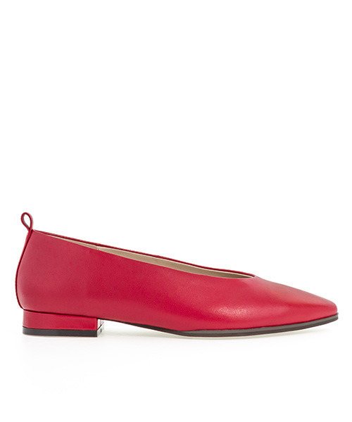 A de Vivre（アドゥヴィーヴル）の「3E ソフトレザーフラットパンプス（パンプス・レディース・レッド/ブラック/ブルーグレー・L/M/S/LL）」の6枚目の写真