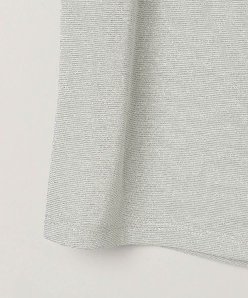 JEANASIS(ジーナシス)の「ラメカットレイヤード2ピース/978347(Tシャツ/カットソー・レディース・ブラック/チャコールグレー/ライトグレー・FREE)」の9枚目の写真