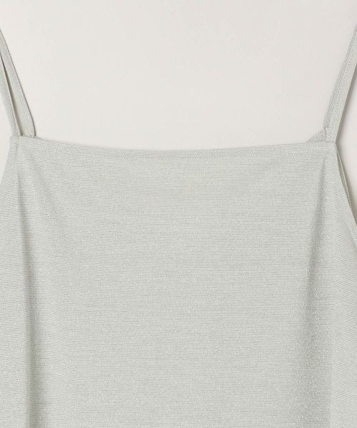 JEANASIS(ジーナシス)の「ラメカットレイヤード2ピース/978347(Tシャツ/カットソー・レディース・ブラック/チャコールグレー/ライトグレー・FREE)」の5枚目の写真