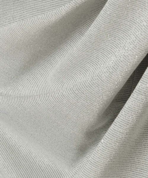 JEANASIS(ジーナシス)の「ラメカットレイヤード2ピース/978347(Tシャツ/カットソー・レディース・ブラック/チャコールグレー/ライトグレー・FREE)」の7枚目の写真