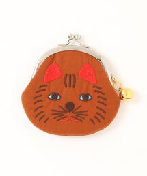 倭物やカヤ（ワモノヤカヤ）の「【カヤ】福猫 ミニがま口（コインケース）」