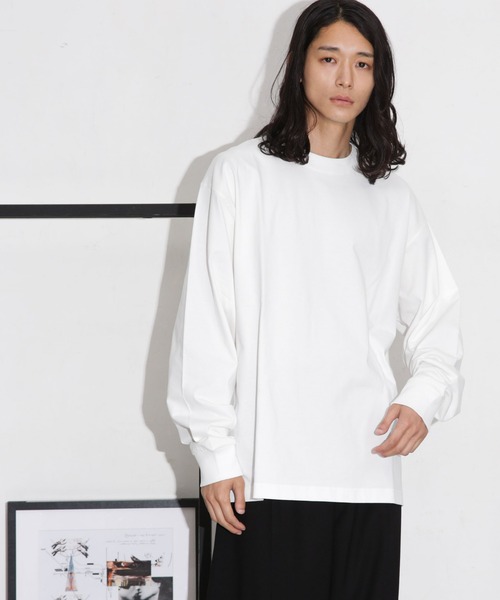 ビックシルエットワンポイントTシャツ 長袖