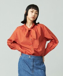 【WOMEN】コットンボータイ ブラウス