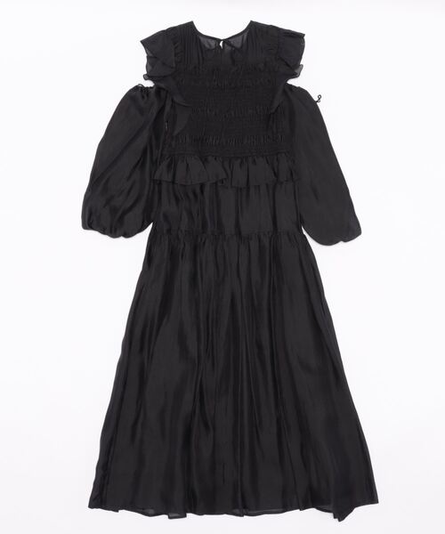 FURFUR（ファーファー）の「シャーリングデザインワンピース