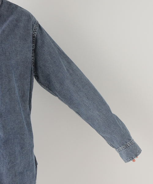 【plage】プラージュ　シャンブレーシャツ プラージュ Plage Chambray シャツ （サックスブルー