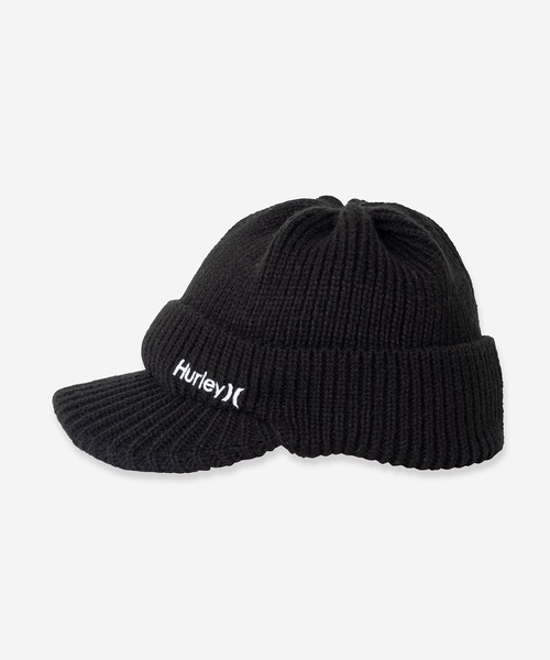 Hurley (ハーレー)の「【Hurley:ハーレー】M BRIM KNIT CAP ロゴニットキャップ ビーニー ゴルフ(ニットキャップ/ビーニー・メンズ・ネイビー/ブラック/チャコールグレー/オフホワイト・FREE)」の10枚目の写真