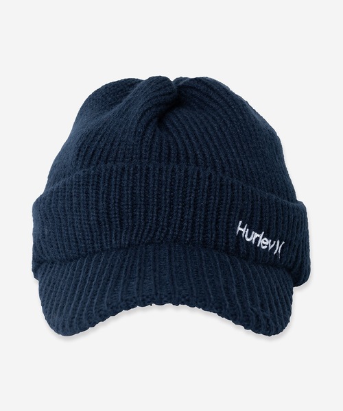 Hurley (ハーレー)の「【Hurley:ハーレー】M BRIM KNIT CAP ロゴニットキャップ ビーニー ゴルフ(ニットキャップ/ビーニー・メンズ・ネイビー/ブラック/チャコールグレー/オフホワイト・FREE)」の15枚目の写真