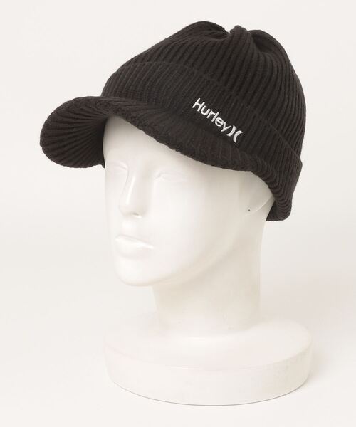 Hurley (ハーレー)の「【Hurley:ハーレー】M BRIM KNIT CAP ロゴニットキャップ ビーニー ゴルフ(ニットキャップ/ビーニー・メンズ・ネイビー/ブラック/チャコールグレー/オフホワイト・FREE)」の7枚目の写真