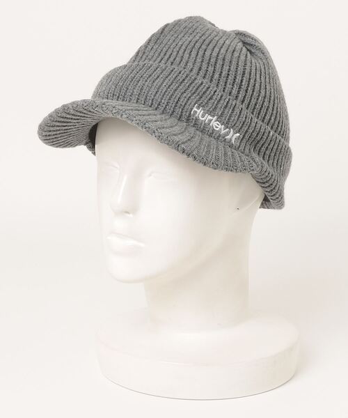 Hurley (ハーレー)の「【Hurley:ハーレー】M BRIM KNIT CAP ロゴニットキャップ ビーニー ゴルフ(ニットキャップ/ビーニー・メンズ・ネイビー/ブラック/チャコールグレー/オフホワイト・FREE)」の14枚目の写真