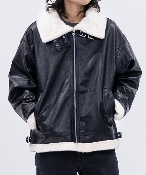 セール】【13】フェイクムートン B-3 フライトジャケット（ムートン